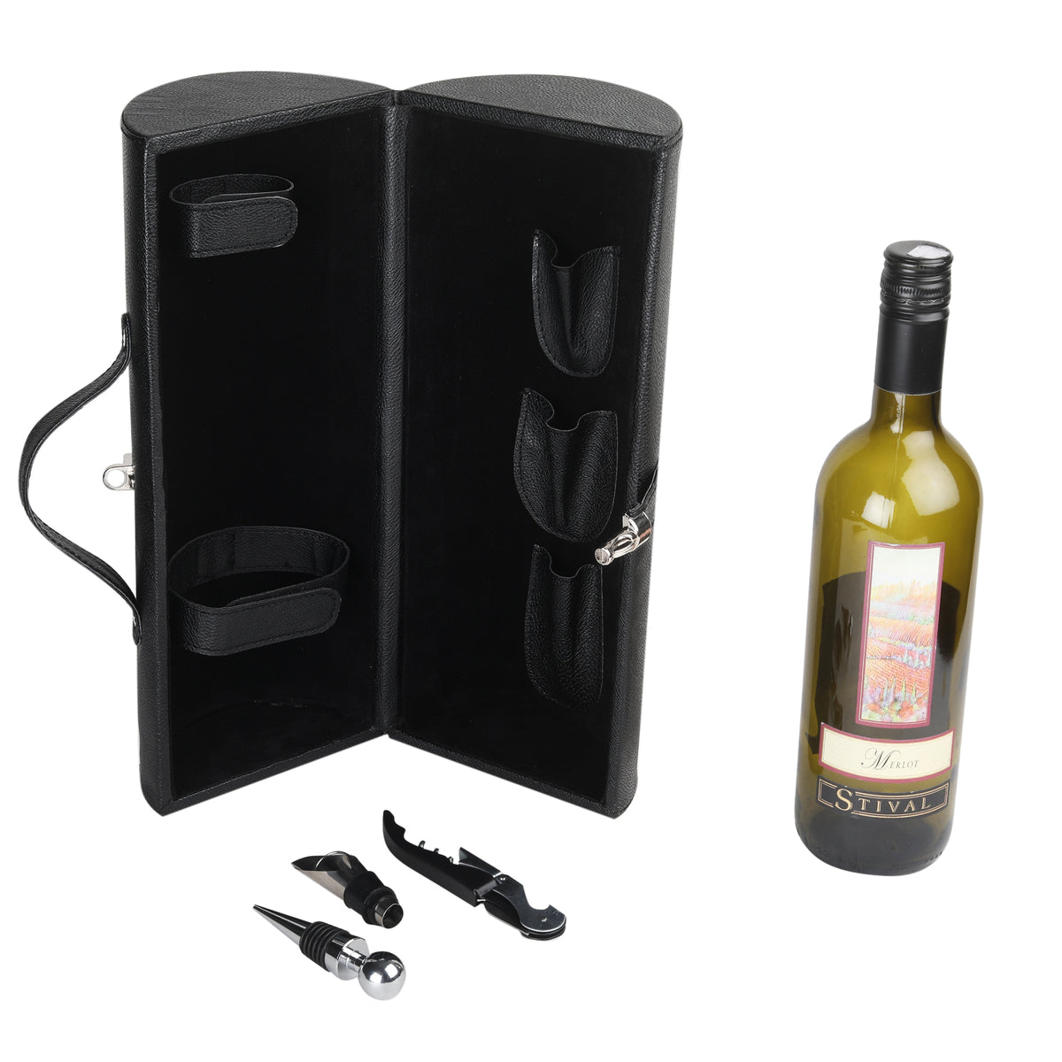 Anything & Everything Wine Box Set, Wine Box for Gifting, Wine Case, W