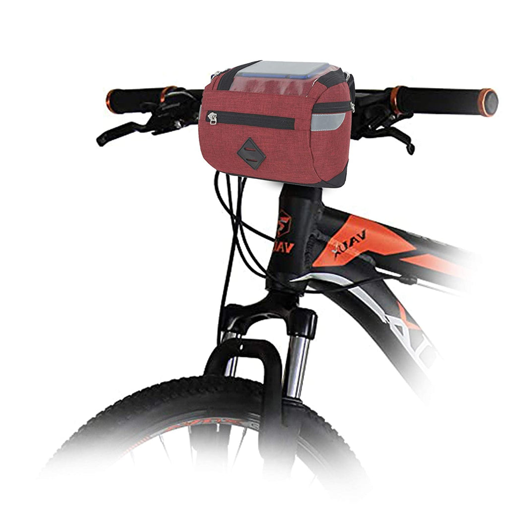 Anything & Everything Front Frame Handlebar Cycle Bag for Men Women Boys with Waterproof Phone Holder | Trek Ride Travel Bags