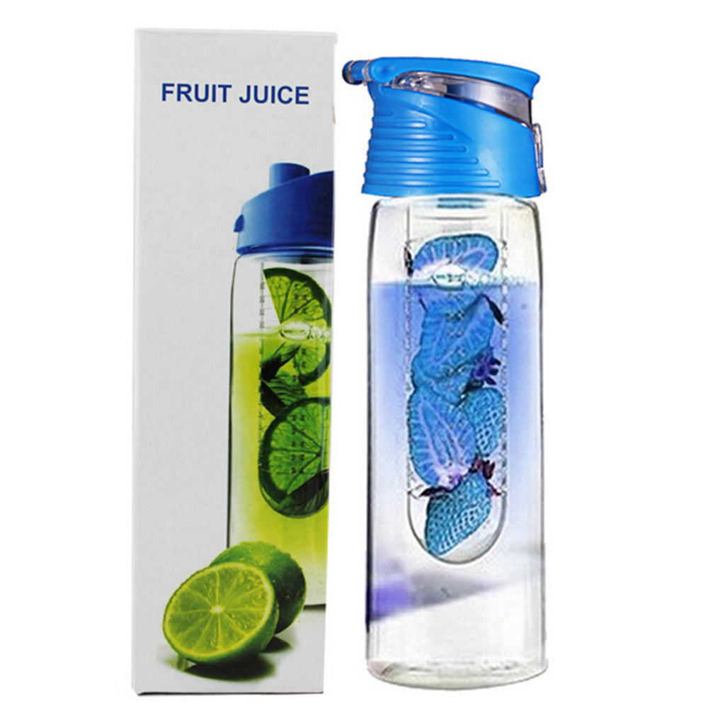 Anything & Everything Fruit Infuser Water Bottle | Detox Drink Juice Bottle | Fruit Infuser Detox Water Bottle 800 ml (BPA Free) | Sports Sipper