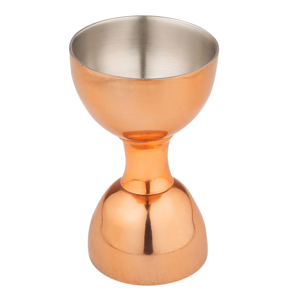 Anything & Everything Stainless Steel Premium Peg Measurer Jigger Cup 30/60 ml, Alcohol Whisky Wine Cocktail Shot Glass Drink Measurement Perfect for Home Bar Double Side Tool (Rose Gold)