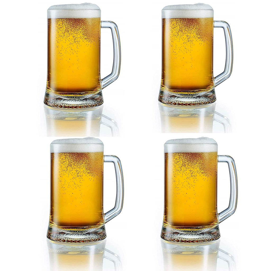 Anything & Everything Italian Style Jumbo Beer Mug | Set of 4 Pieces | 400ML