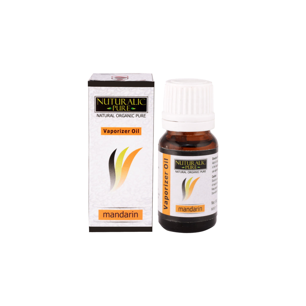 Naturalic Pure Mandarin Oil 10 ml for Aromatherapy, Massage, Aroma Diffusers & Humidifier (Natural Organic Pure)
