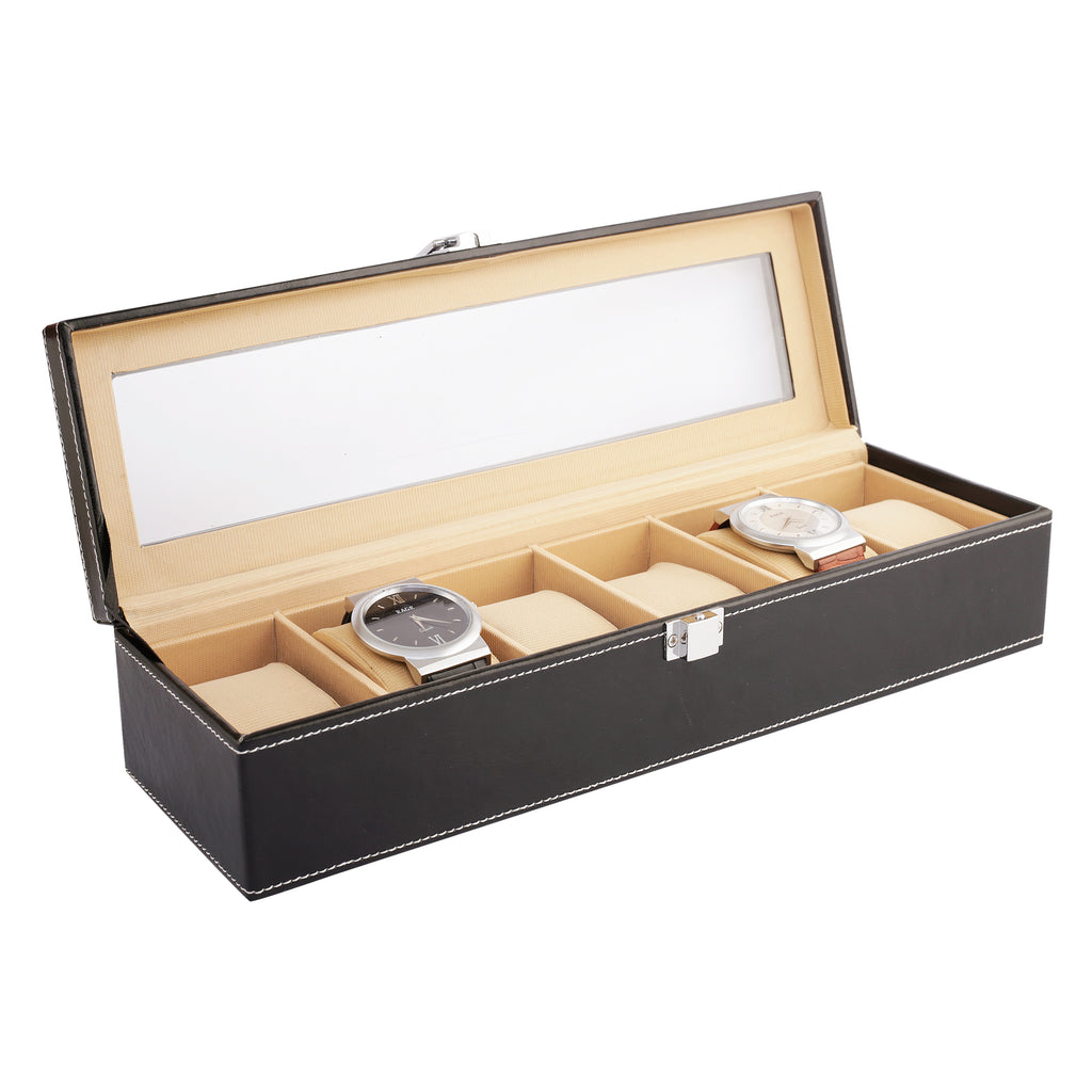 Hexagon Watch Box - Black Orange - €179 - Free shipping